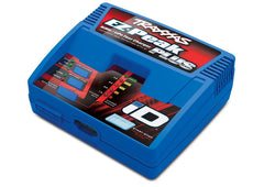 Traxxas EZ-Peak Plus back panel with balance ports and power connectors for versatile compatibility