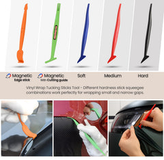 TRAYCLICKS magnetic holders gripping vinyl firmly to prevent slips during cutting