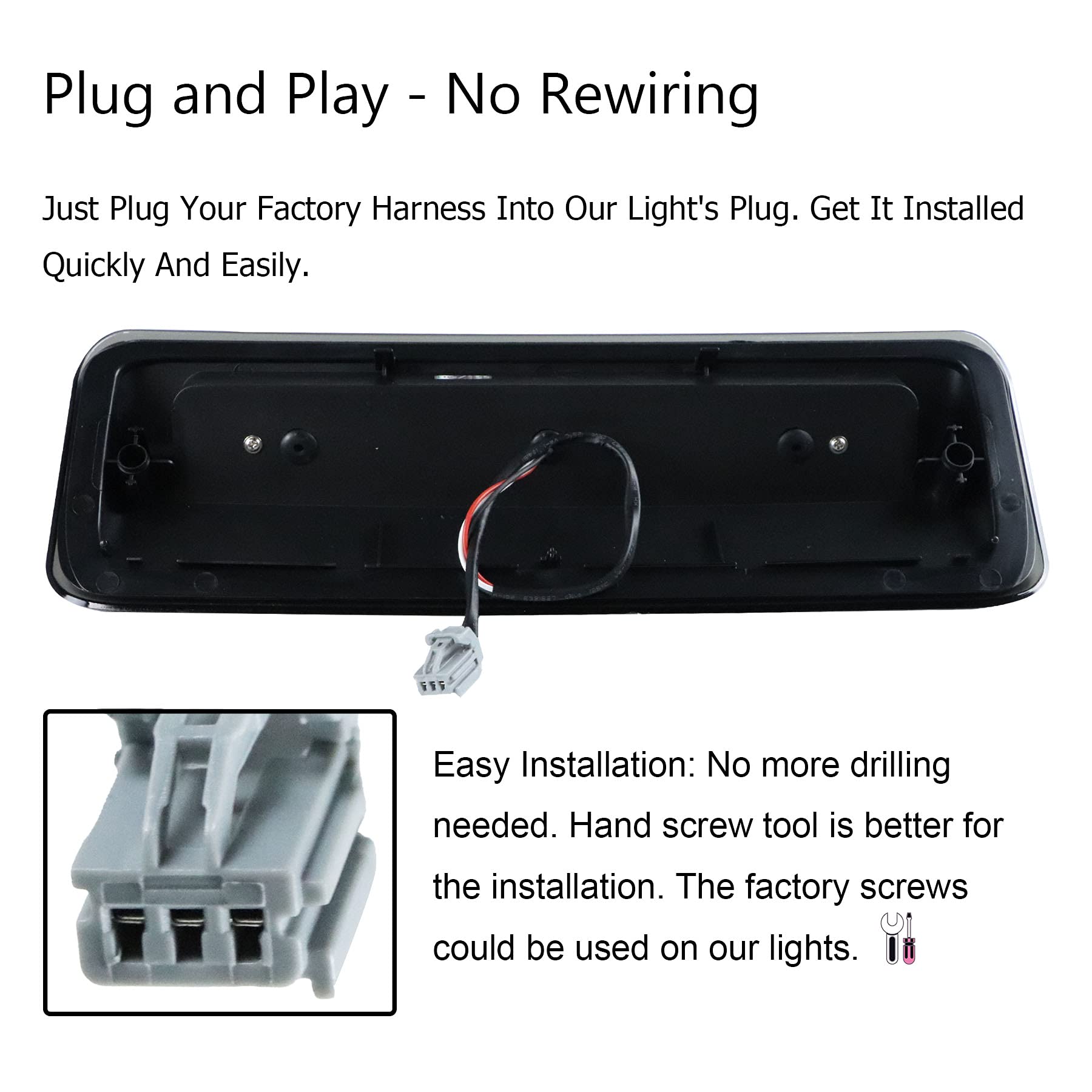 Tresound installed on Ford F150 showing high-mounted stop light benefit