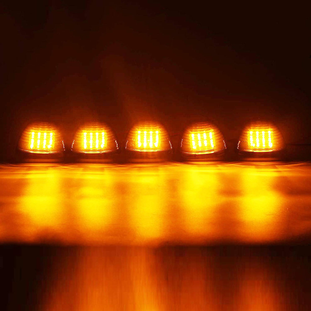 Tresound package contents with five lights and soft pads for secure mounting