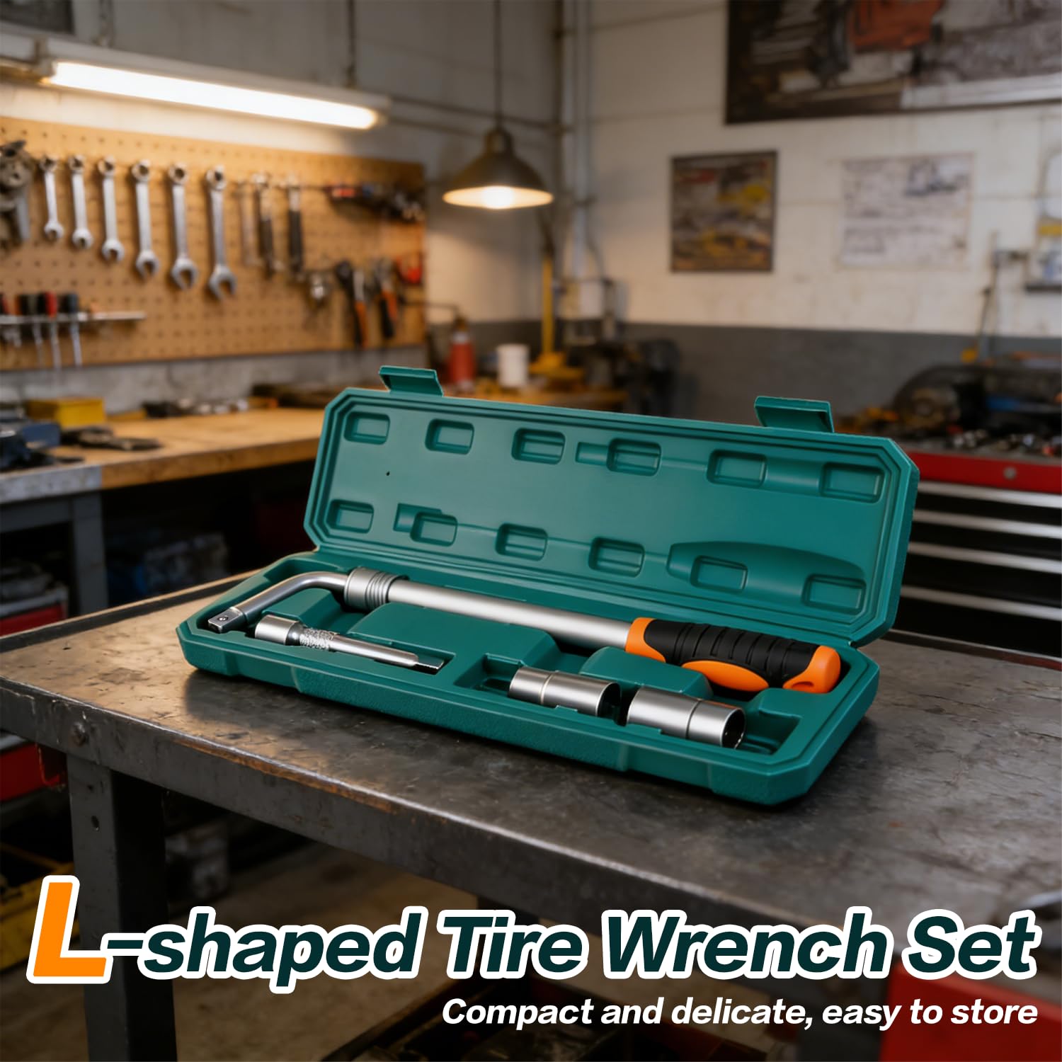 TreVark stored in trunk box keeping tools organized and quiet while driving