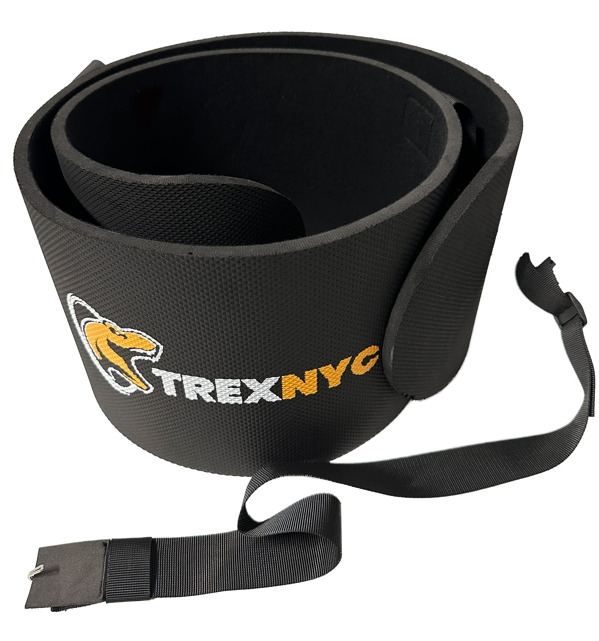 TrexNYC installation in trunk showing strap attachment and easy fit