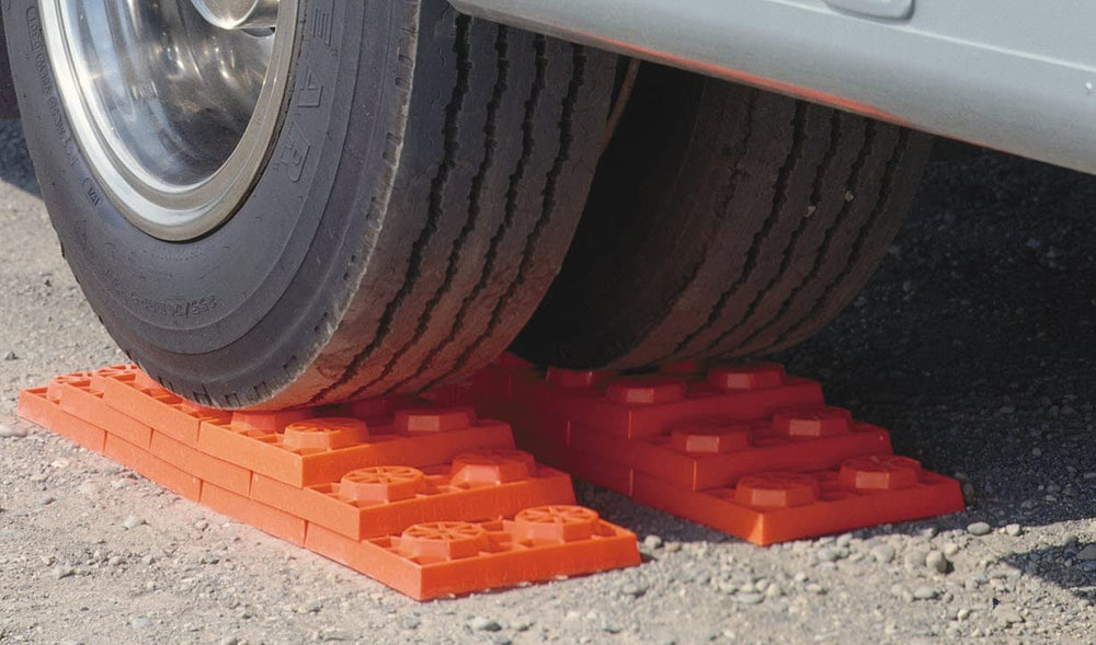 Tri-Lynx blocks stored in nylon bags for organized transport benefit