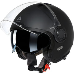 TRIANGLE helmet with chin bar removed showing modular conversion benefit