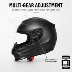 TRIANGLE helmet interior padding detail that provides washable comfort