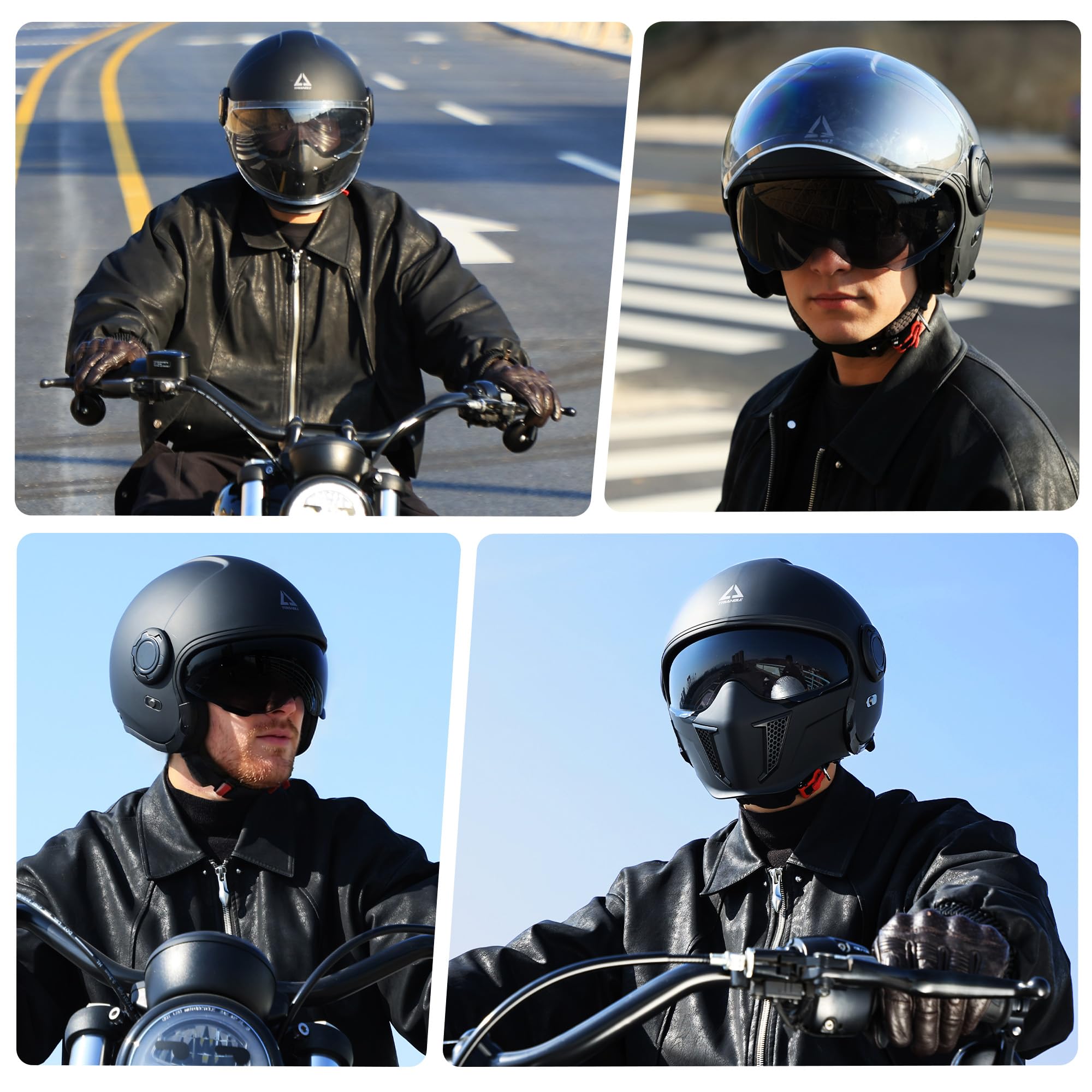 TRIANGLE heavy-duty storage bag included protecting helmet finish
