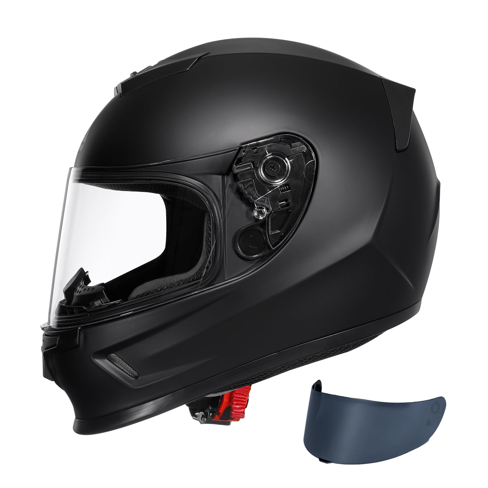 TRIANGLE helmet front view showing full-face protection and secure fit