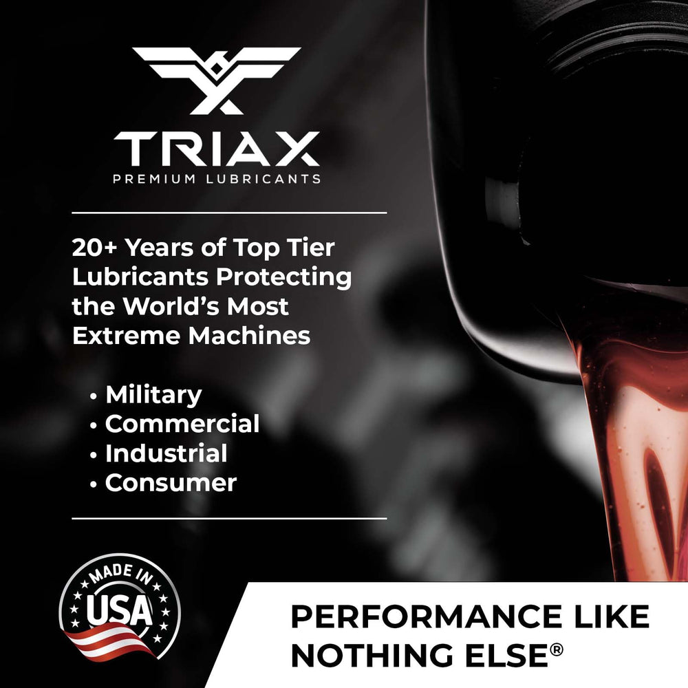 Triax Power Sport 2T beside a compatibility chart of major OEMs to show broad application coverage