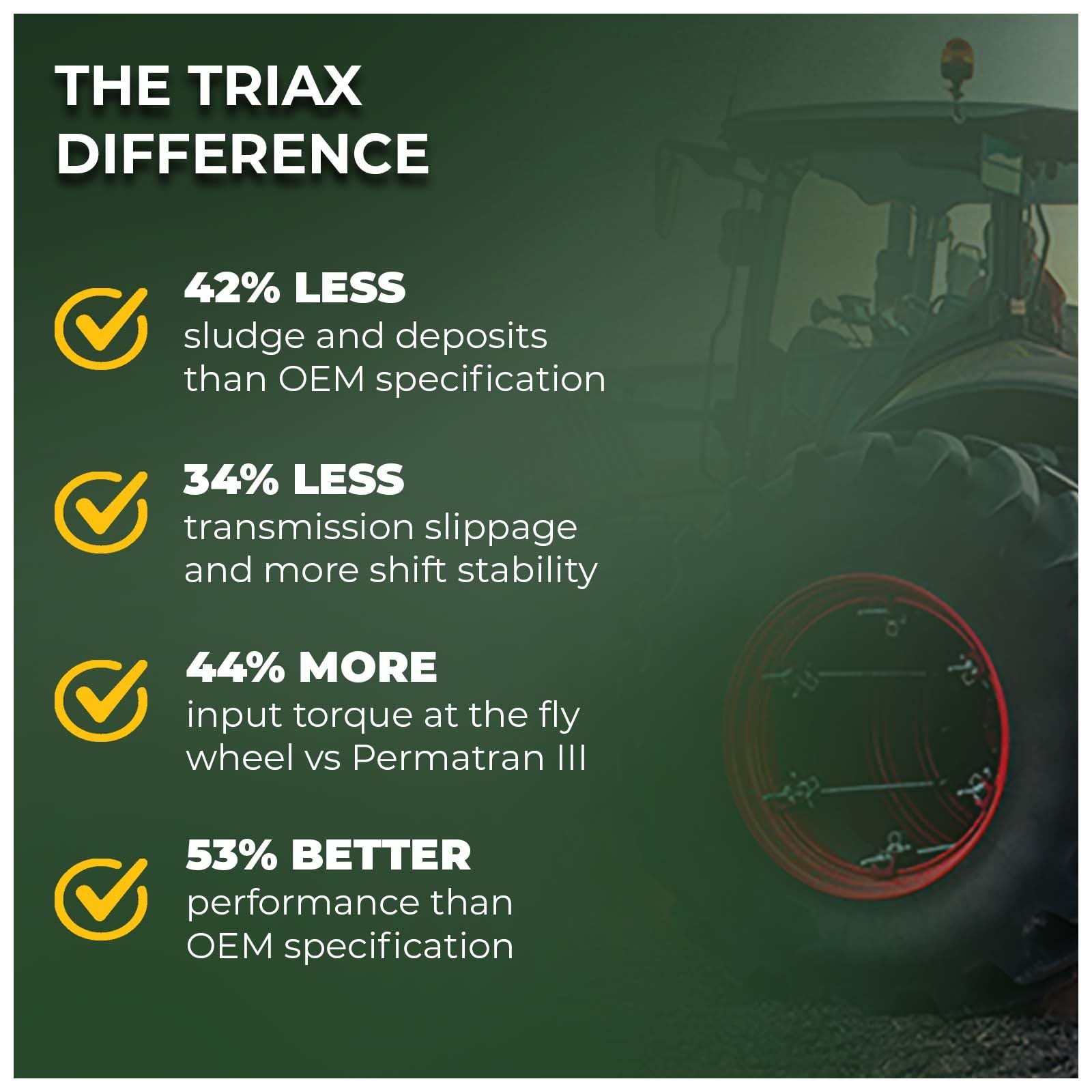 Triax Agra UTTO XL poured into tractor hydraulic tank for reliable performance