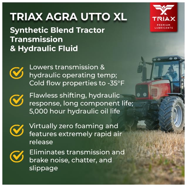 Triax Agra UTTO XL viscosity demonstration highlighting temperature stability