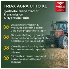 Triax Agra UTTO XL viscosity demonstration highlighting temperature stability