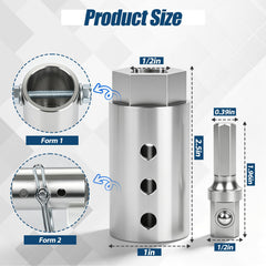 TRILVIX kit hardware laid out showing included pins and gaskets for convenience