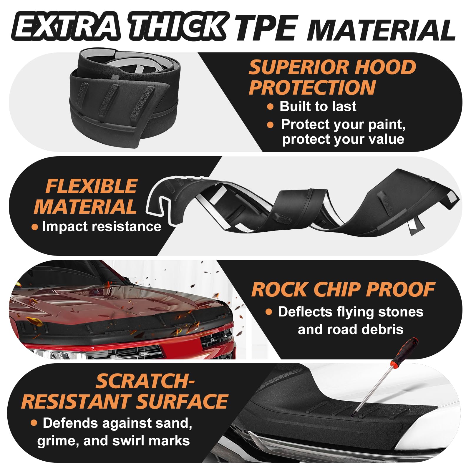 TripleAliners close-up of TPE texture highlighting durable finish