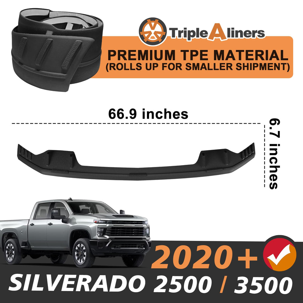 TripleAliners side profile on hood demonstrates low-profile styling benefit