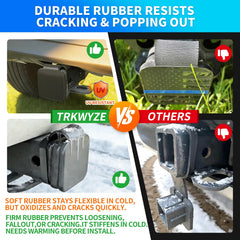 TrkWyze rubber base texture demonstrating crack-resistant compound benefit