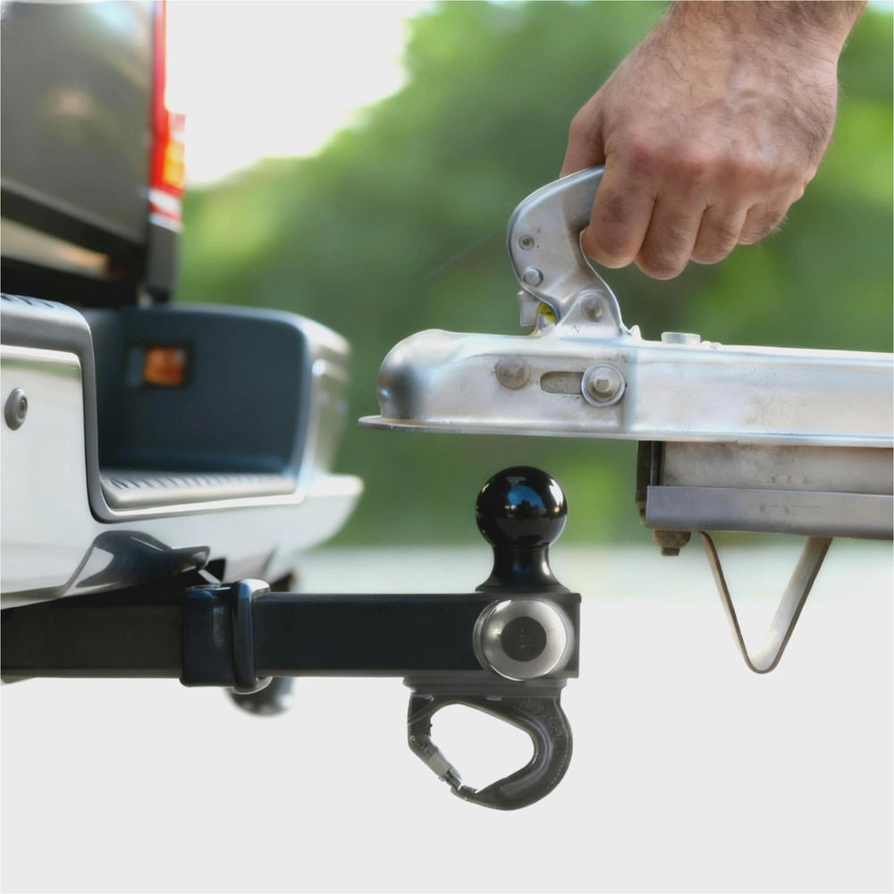 TrkWyze lifestyle image towing a trailer to show real-world hauling confidence