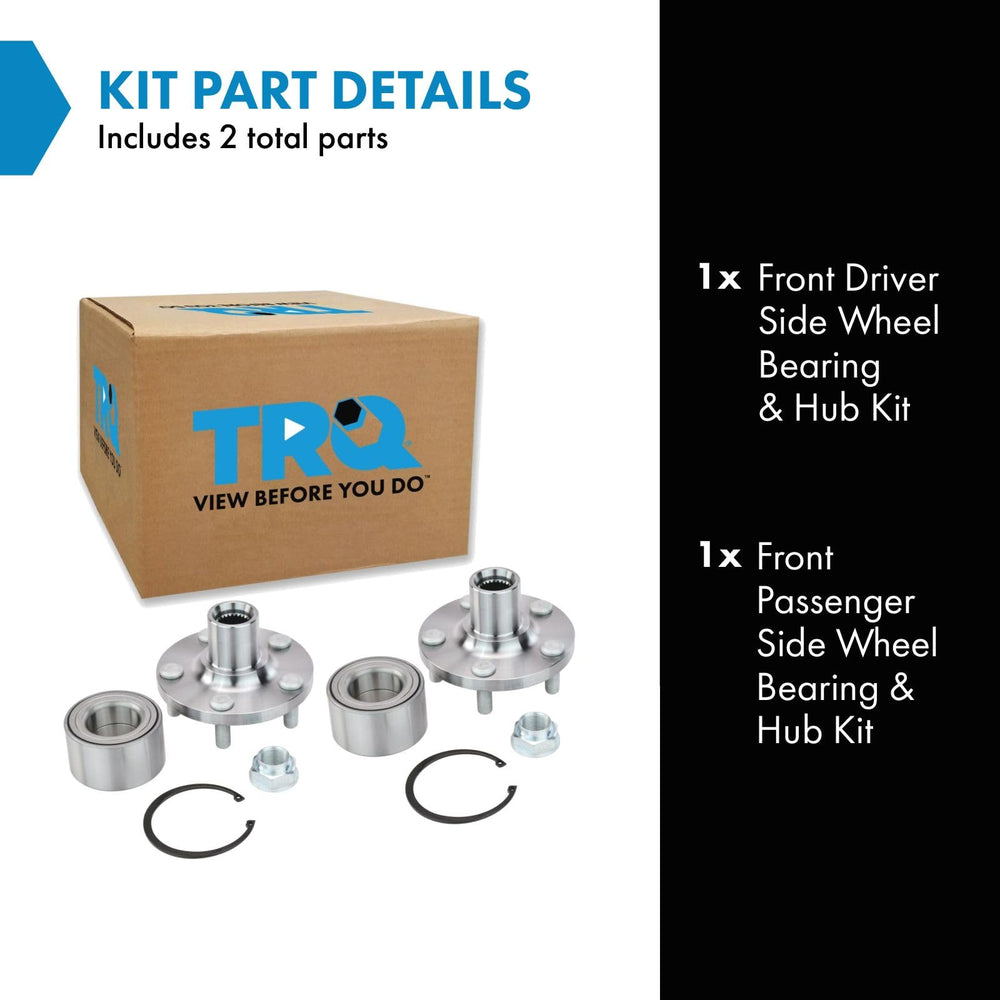 TRQ hub showing wheel studs and flanges for accurate bolt alignment benefit