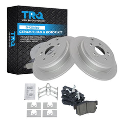 TRQ rear kit front packaging showing components and fitment benefits