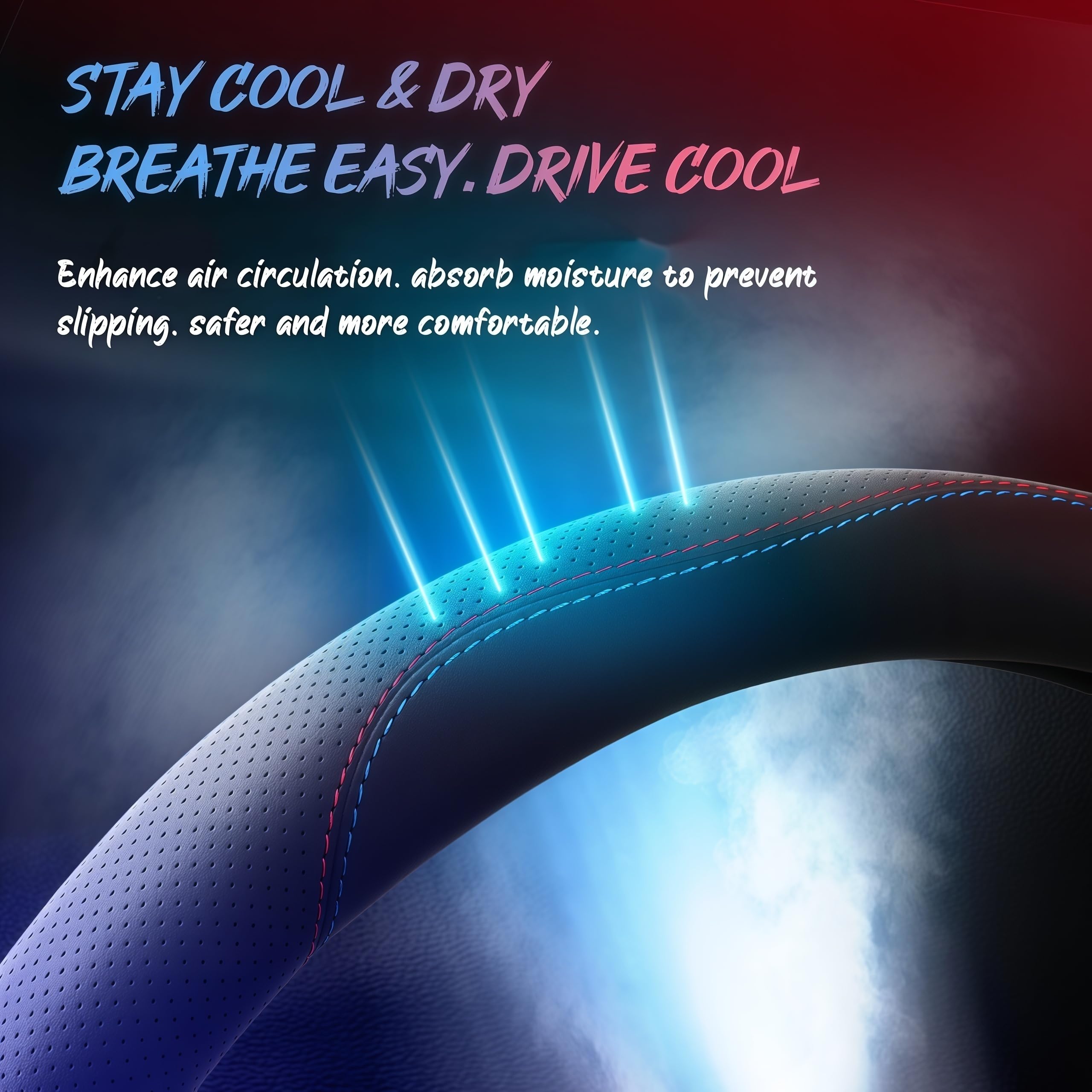 TRROCC close-up of laser perforation showing breathability and comfort