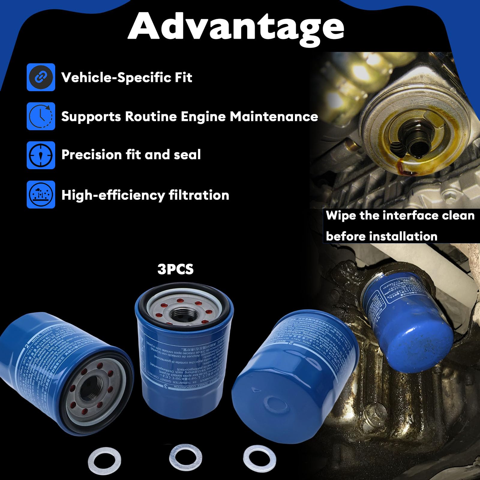 TRSCJXN filter held in hand to show compact size and easy handling during service