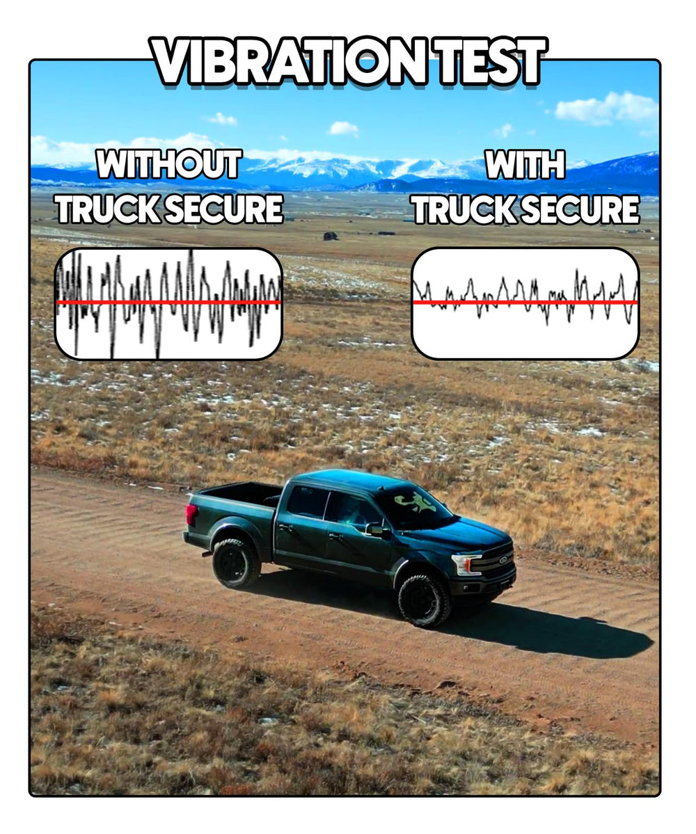 Truck Secure installed and loaded with sandbags to increase rear traction