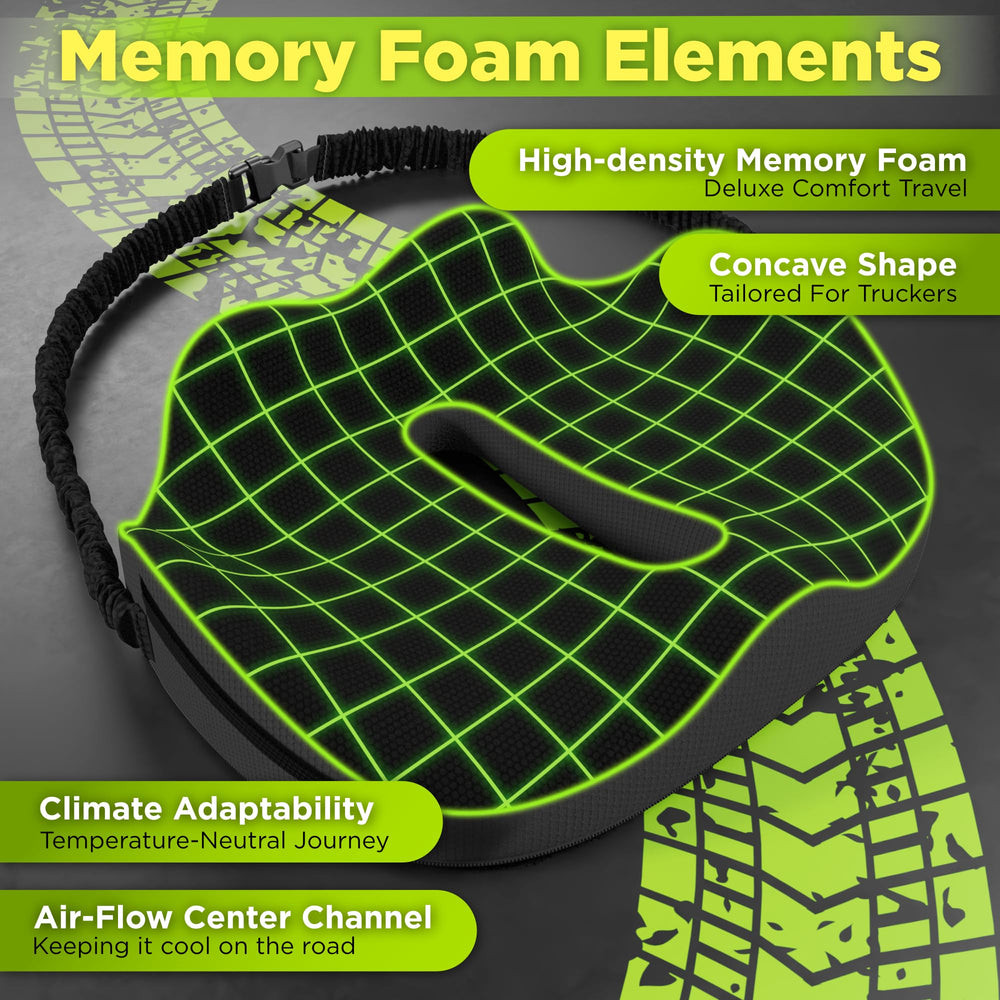 Truckules close-up of memory foam texture demonstrating resilient support
