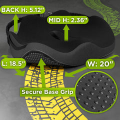 Truckules non-slip base detail keeping cushion secure on truck seats