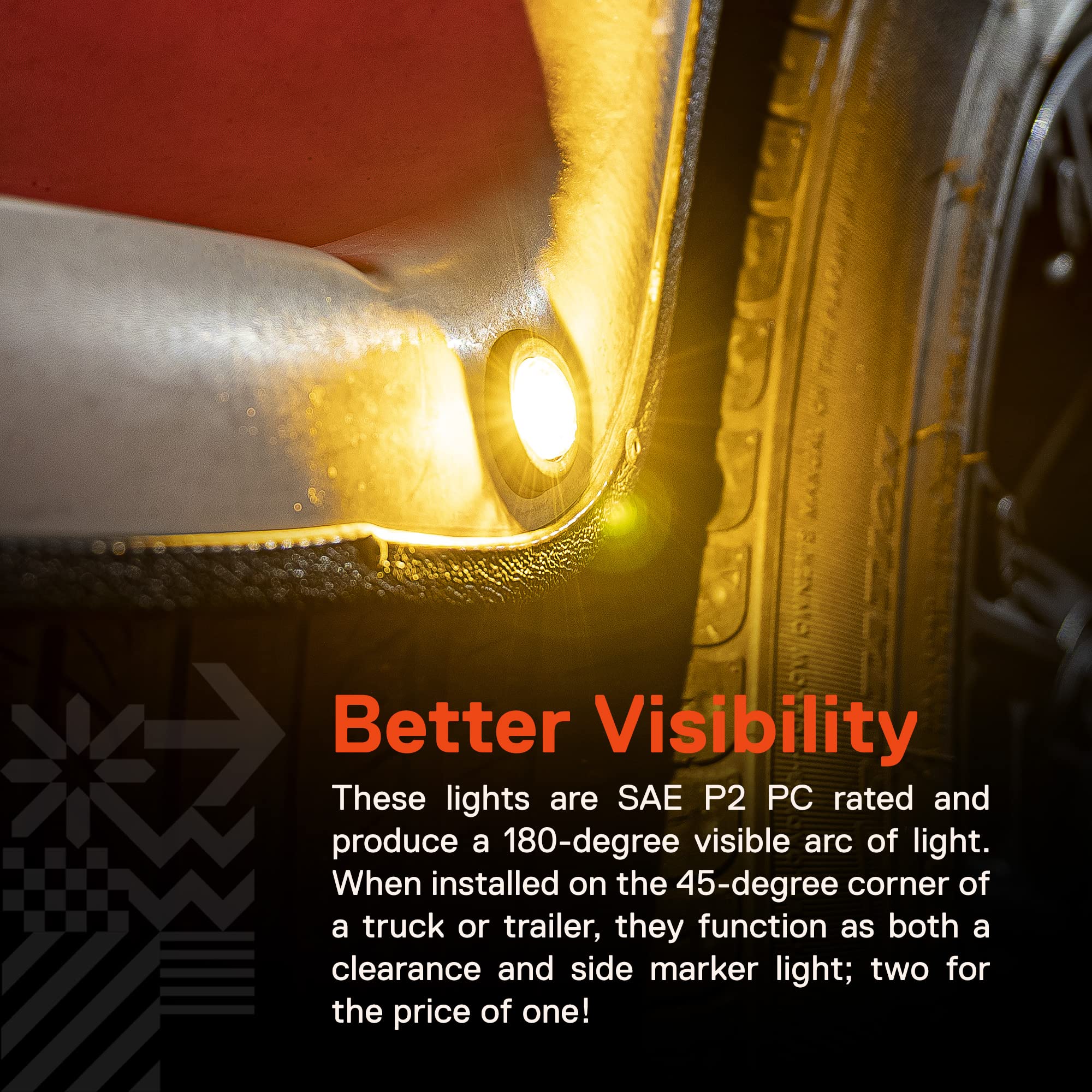 ONLINE LED STORE TRUE MODS close-up of LED lens shows clarity and consistent beam benefit