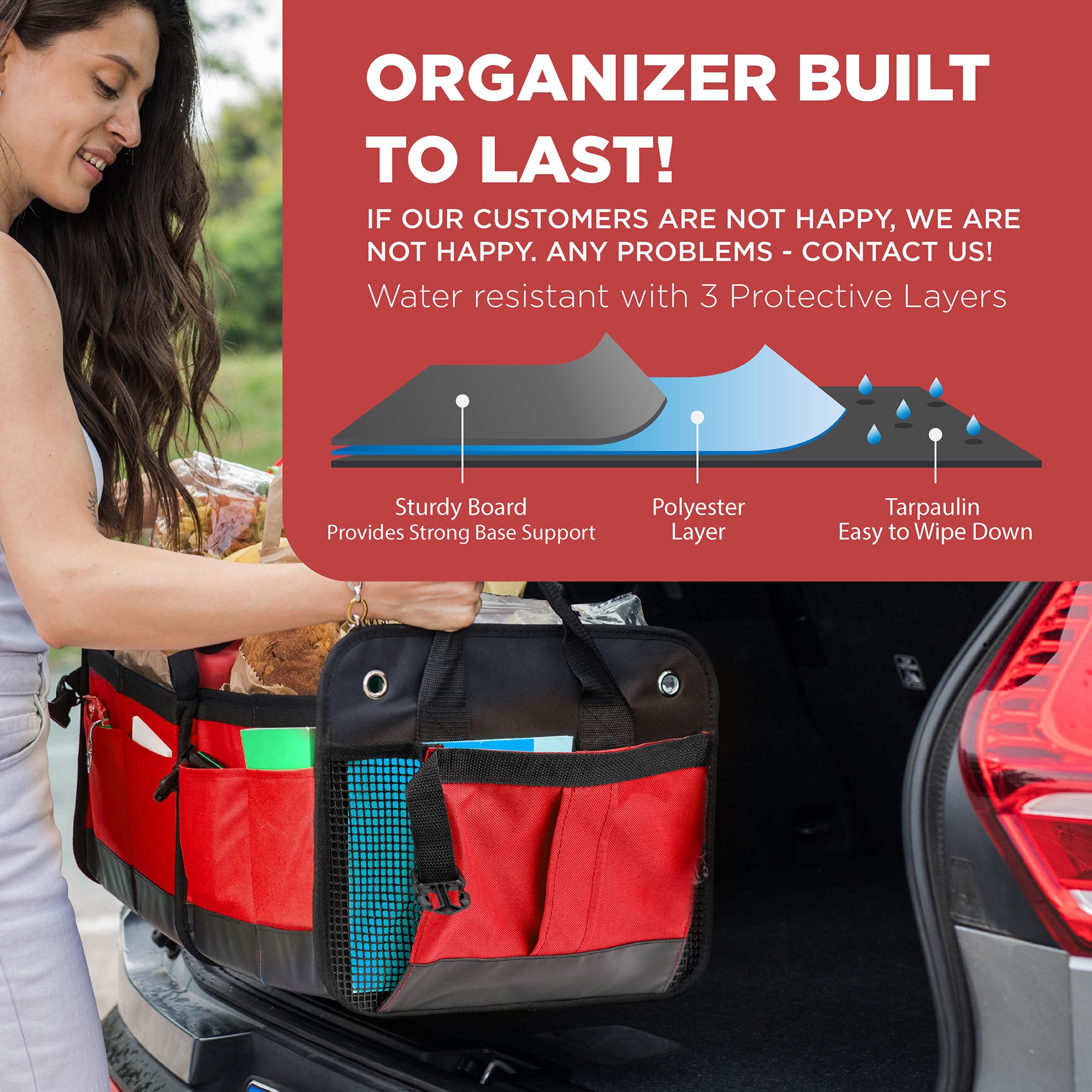 TRUNKCRATEPRO placed in SUV trunk demonstrating secure cargo containment