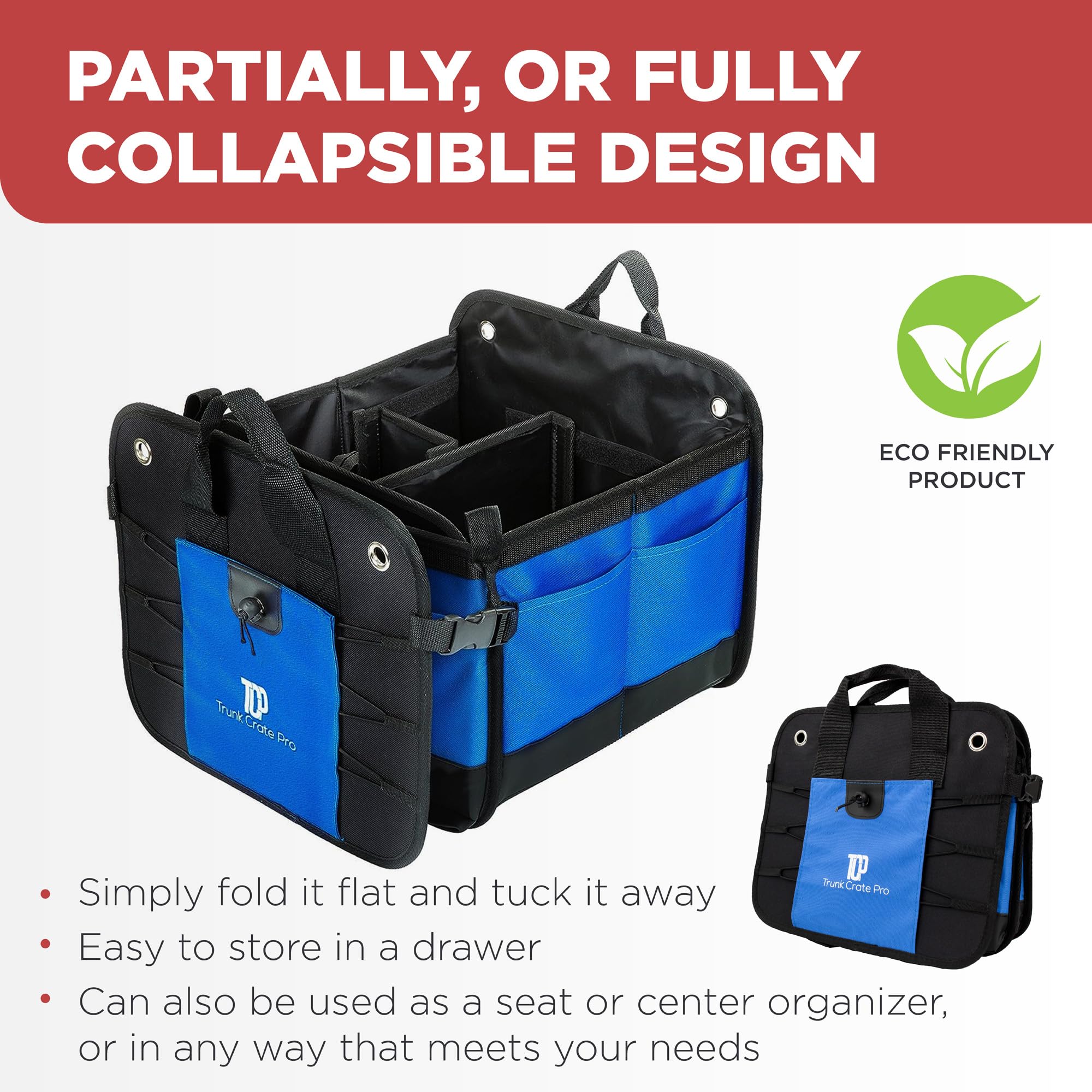 TRUNKCRATEPRO installed in SUV trunk preventing cargo from sliding