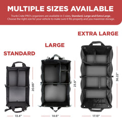 TRUNKCRATEPRO rigid base close-up showing support and upright stability