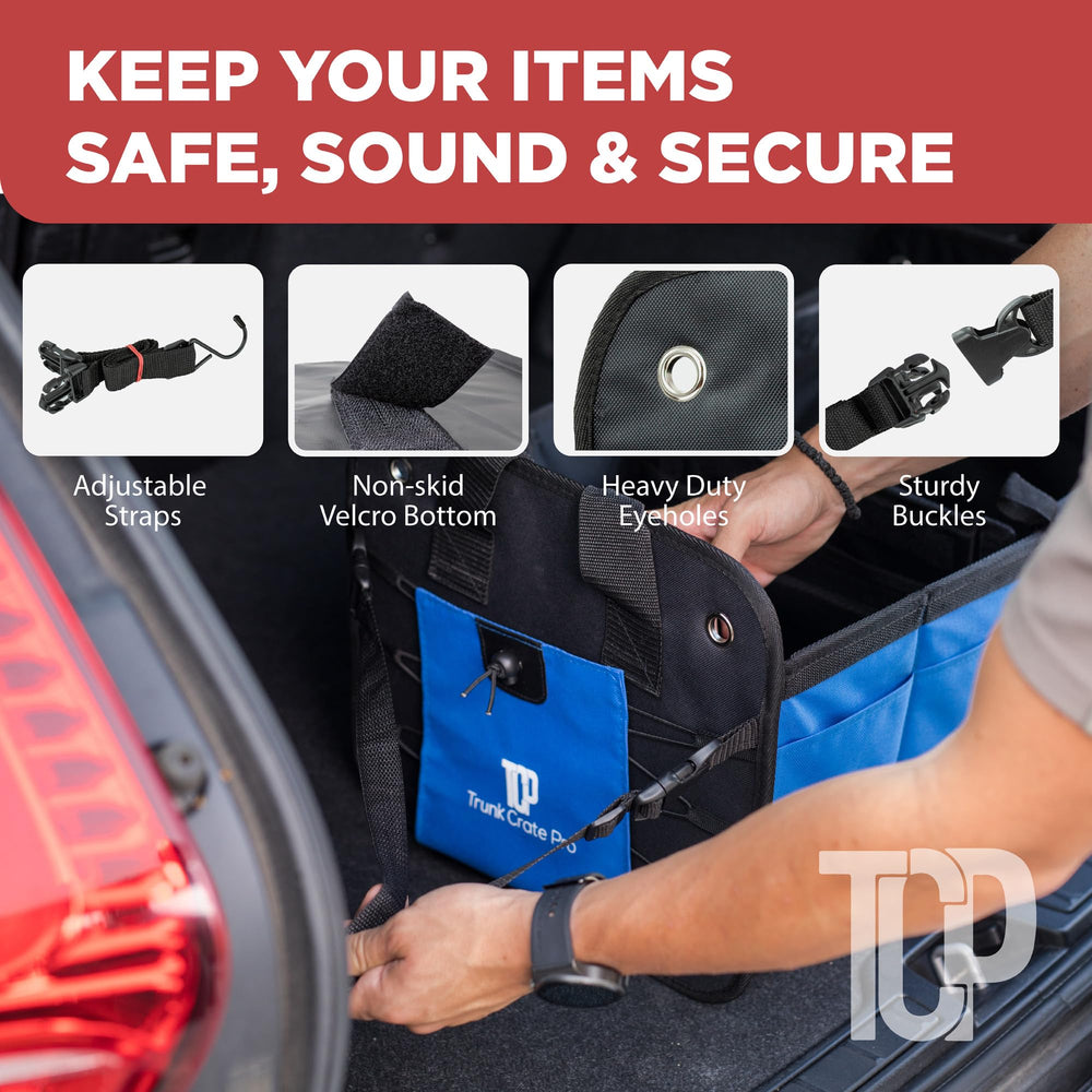 TRUNKCRATEPRO water-resistant fabric repelling spills for easy cleaning