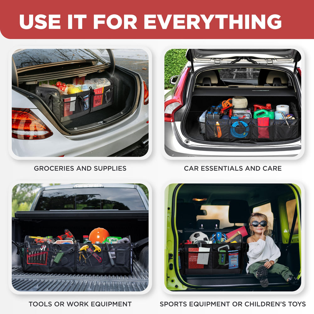 TRUNKCRATEPRO lifestyle image with groceries to show everyday organization benefit
