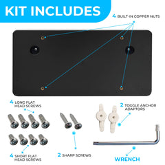Trunknets Inc mounted bracket on Subaru front showing secure, no-drill attachment benefit