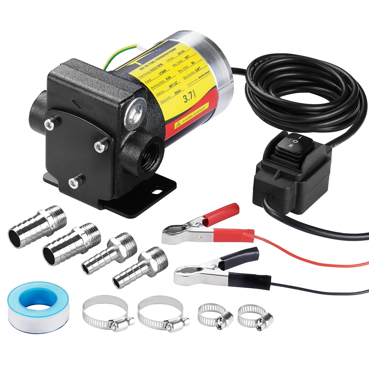TRUPOW front-angle pump showing compact portable design and easy transport