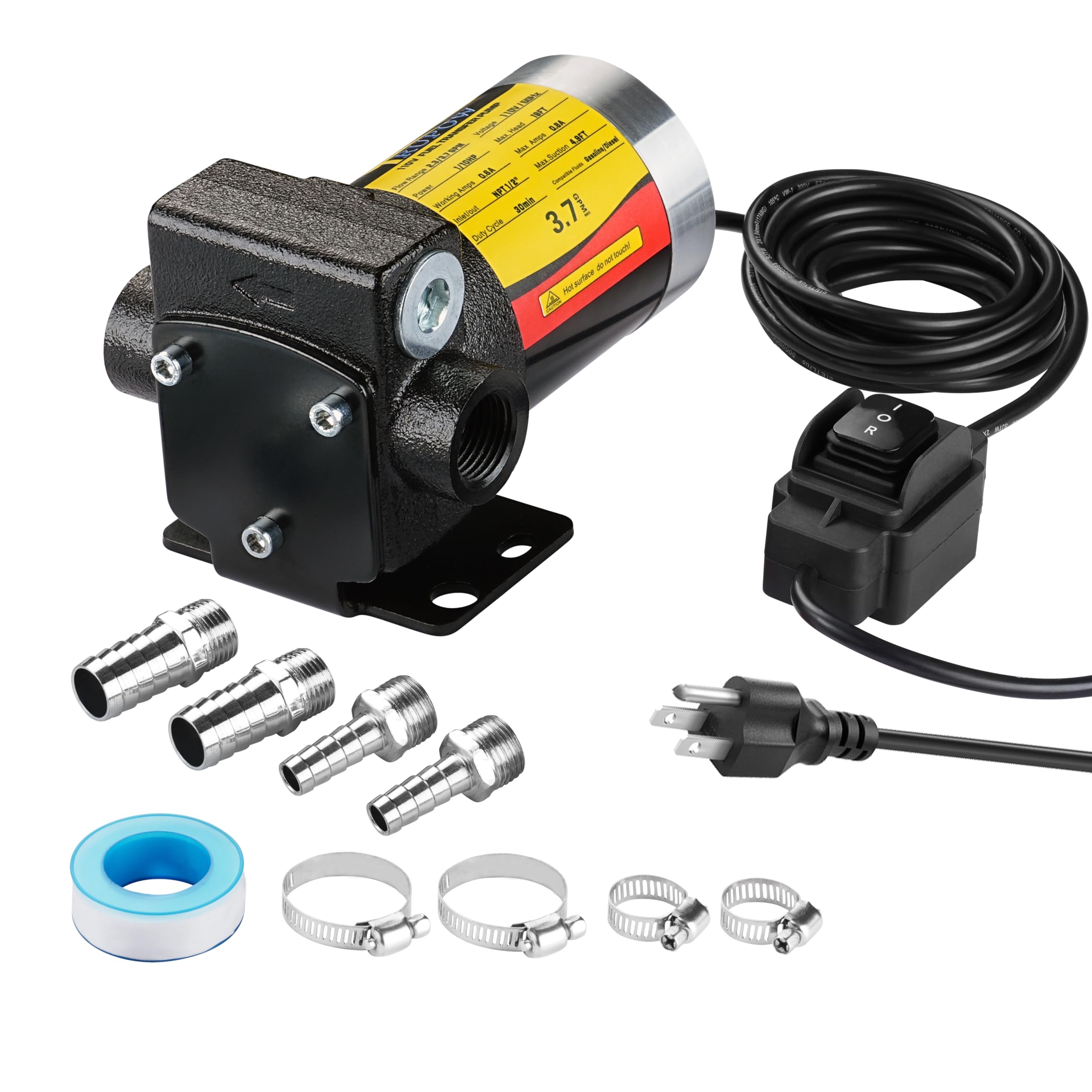 TRUPOW front view of pump showing compact design and easy controls benefit portability