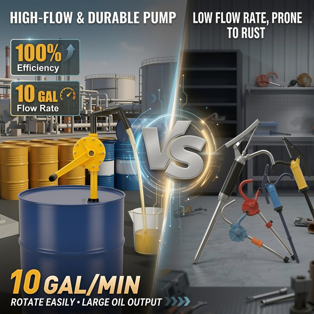 TRUPOW pump in action transferring liquid to container for efficient workflow