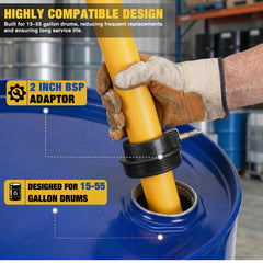 TRUPOW suction tube detail showing corrosion-resistant material for long life