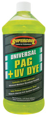TSI Supercool quart front label showing UV dye and compressor protection
