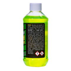 TSI Supercool bottle angled to show UV dye feature aiding leak detection