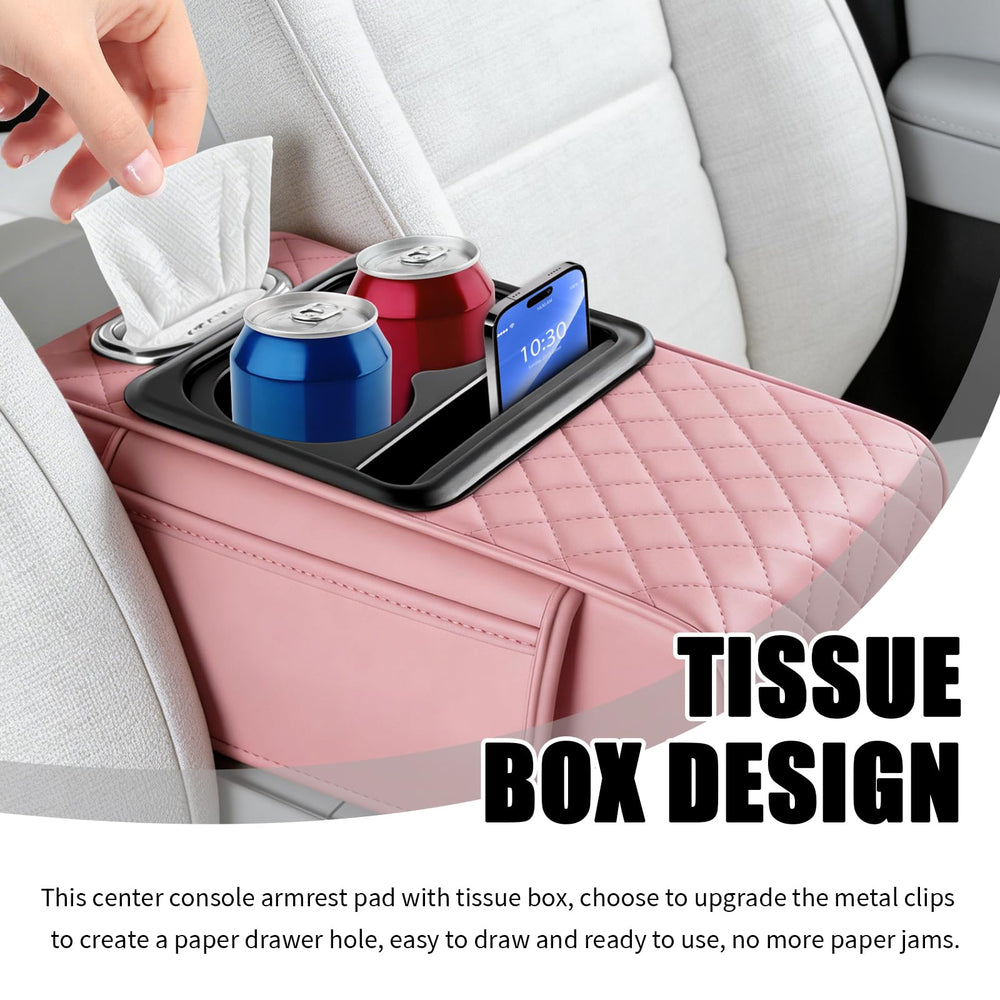 TSIEBRV tissue box zipper detail enables quick refill and smooth pull