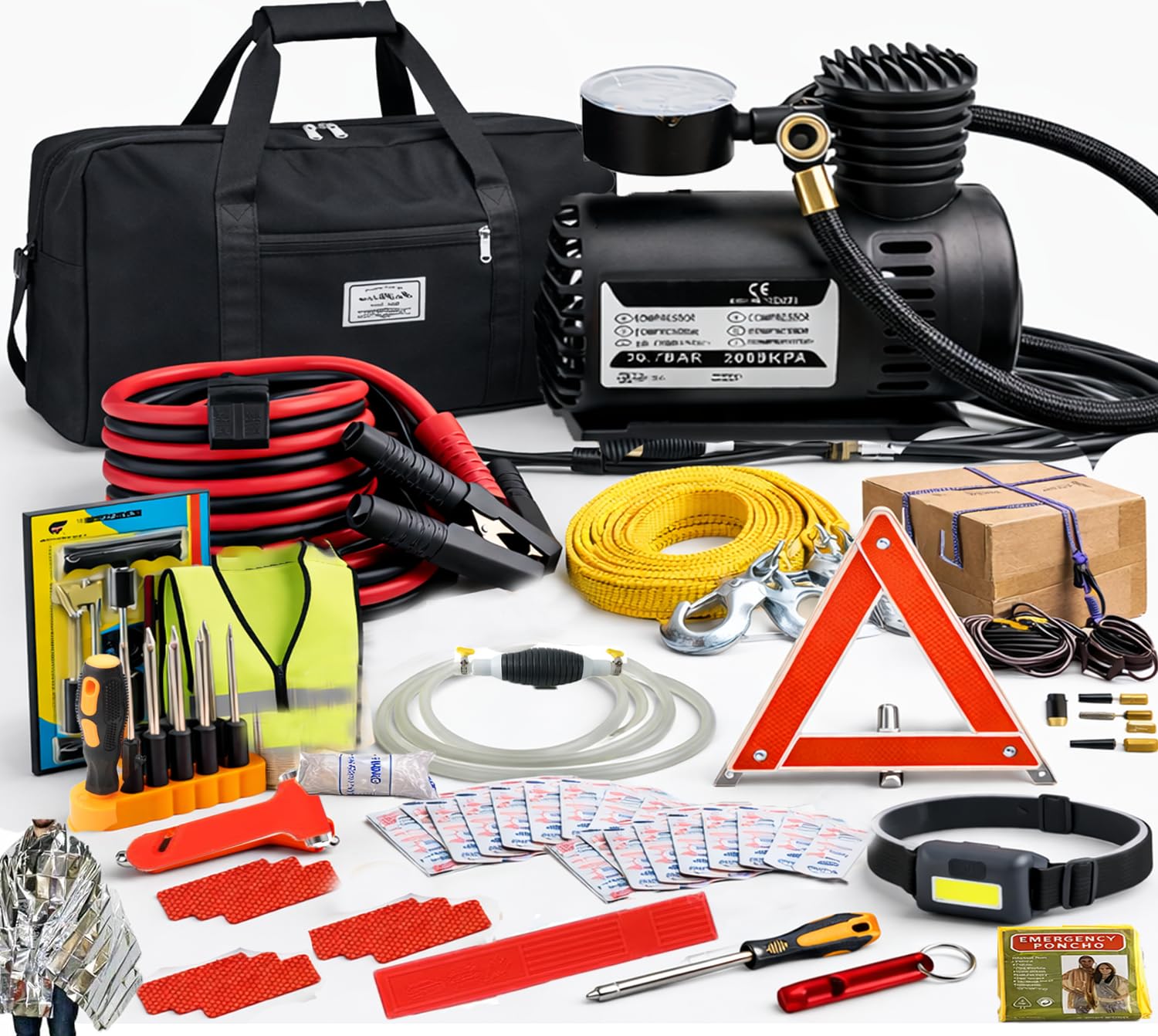 TSUNDERE L front packaging with full kit visible, ready for emergencies