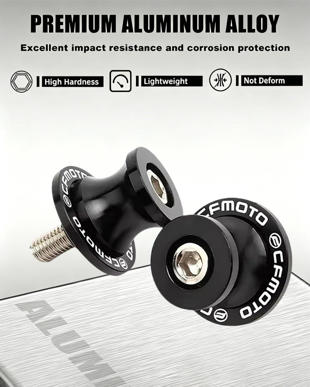 TT719 side profile showing anodized finish for corrosion resistance