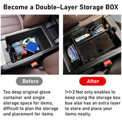 TTCR-II silicone anti-slip pad inside tray keeping phones and cards secure