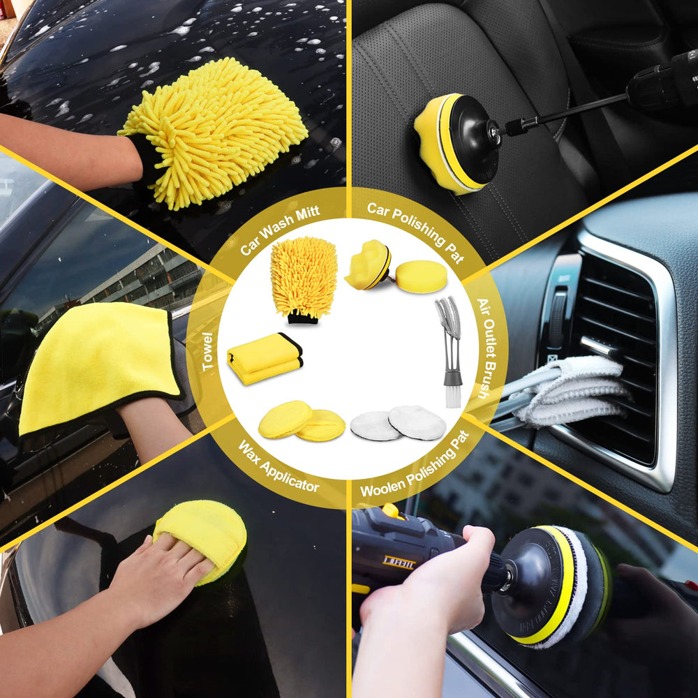TTRCB kit in use cleaning a wheel to speed up tough grime removal and show real-world benefit