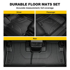 TTX LIGHTING rear-row mats installed illustrating full backseat protection