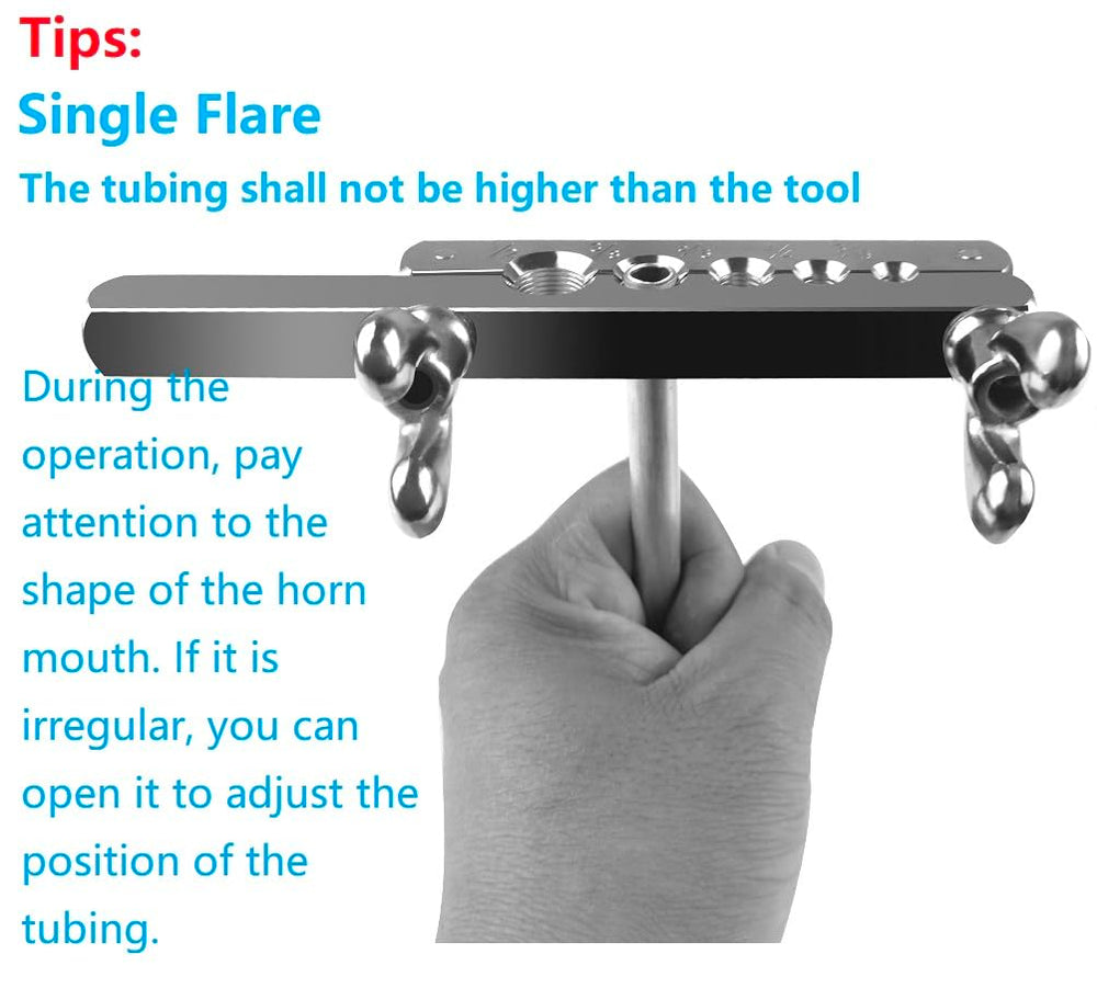 TUBPRO adapters layout showing five sizes for versatile tubing fits