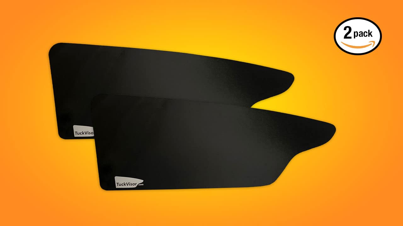Commuter car with TuckVisor installed at sunrise to reduce glare