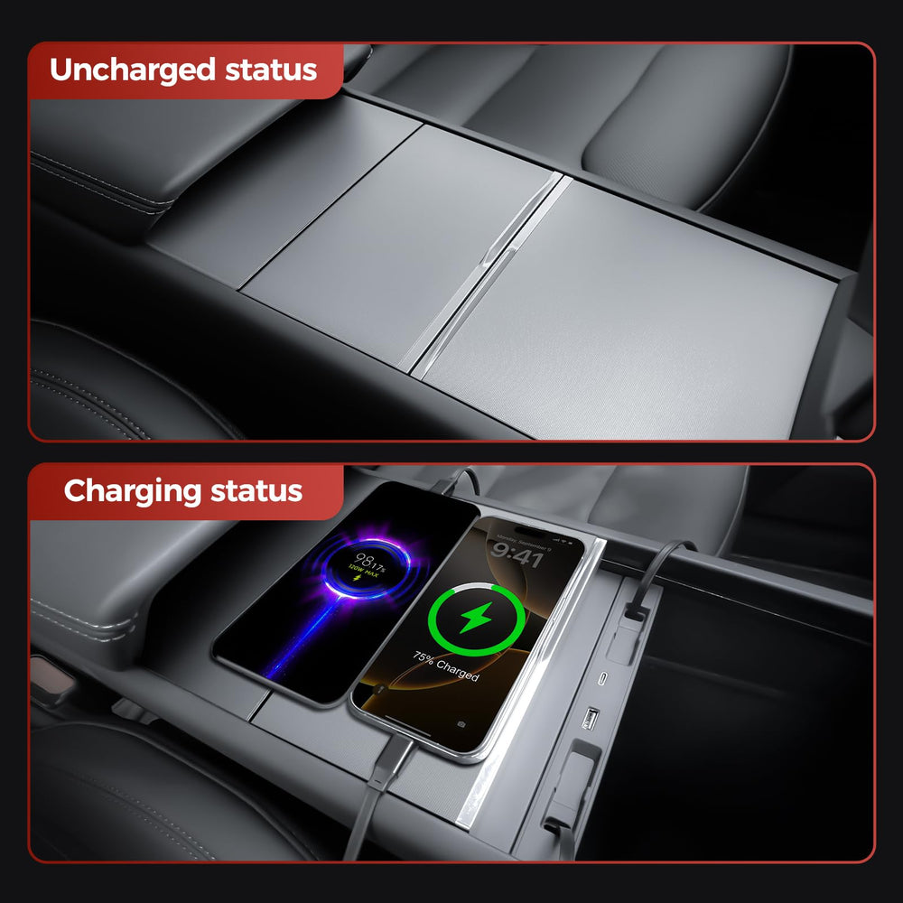 TUDEAO installed in Model 3 Highland demonstrating seamless interior match