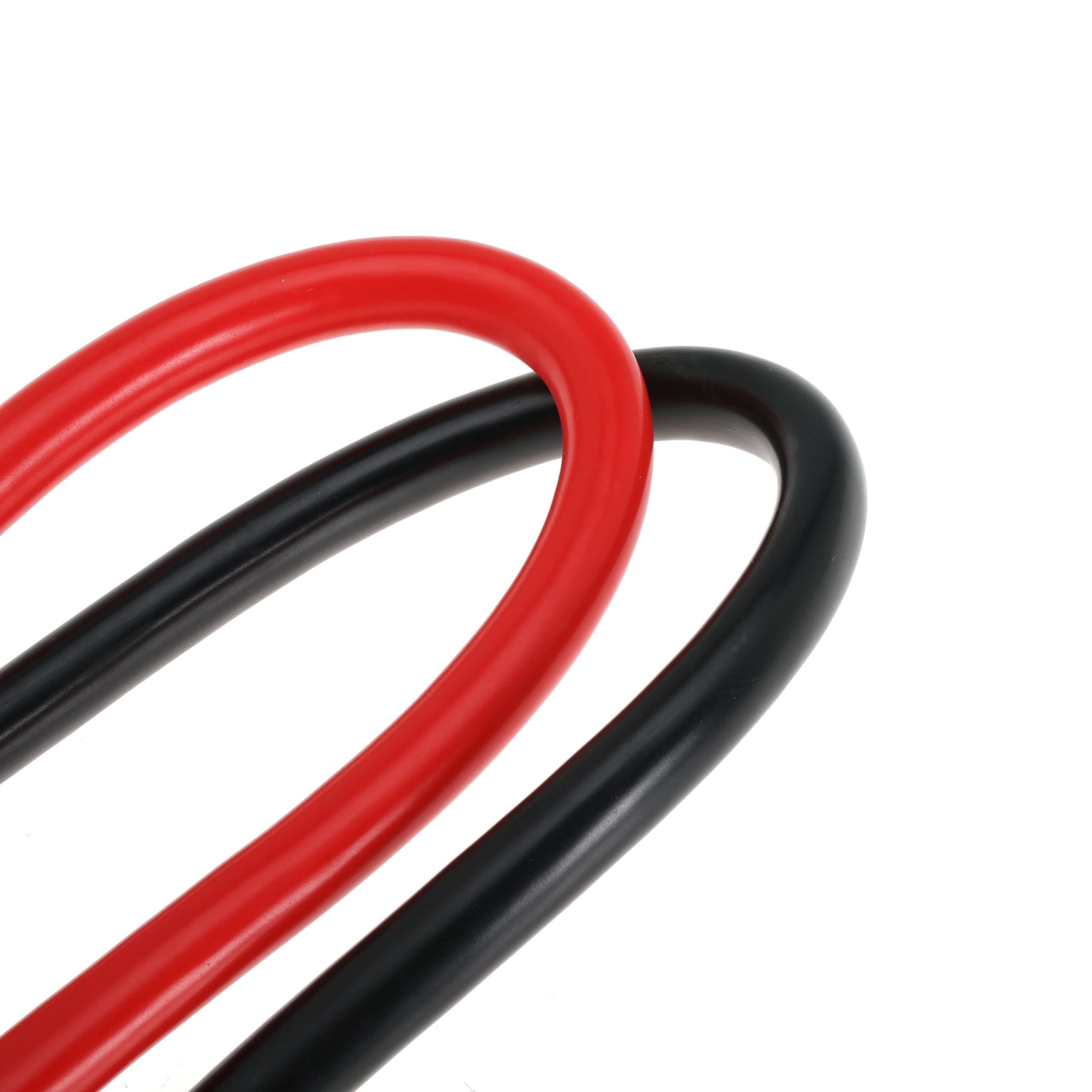 TUELETFU red and black cables laid out to display color-coded polarity and tidy routing